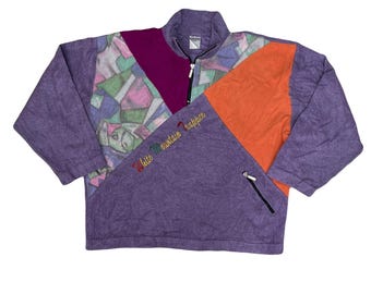 【90s】【Sergio Tacchini】 クレイジーパターン ジャケット 90s italy made sergio tacchini crazy pattern nylon hi neck