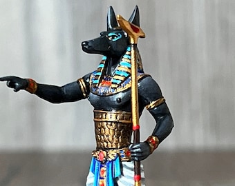 Resin Figures. Tabletop Miniatures Anubis of the god of death afterlife and the Underworld. fantasy toy