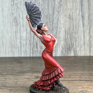 Handgefertigte 3D Gedruckt Flamenco Tänzerin Figuren - Einzigartige Tabletop Decor