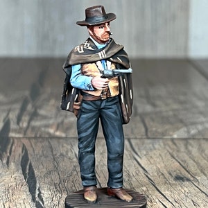 Tabletop Miniature. Good from the movie The Good, the Bad and the Ugly. Wild West Plastic Statuette