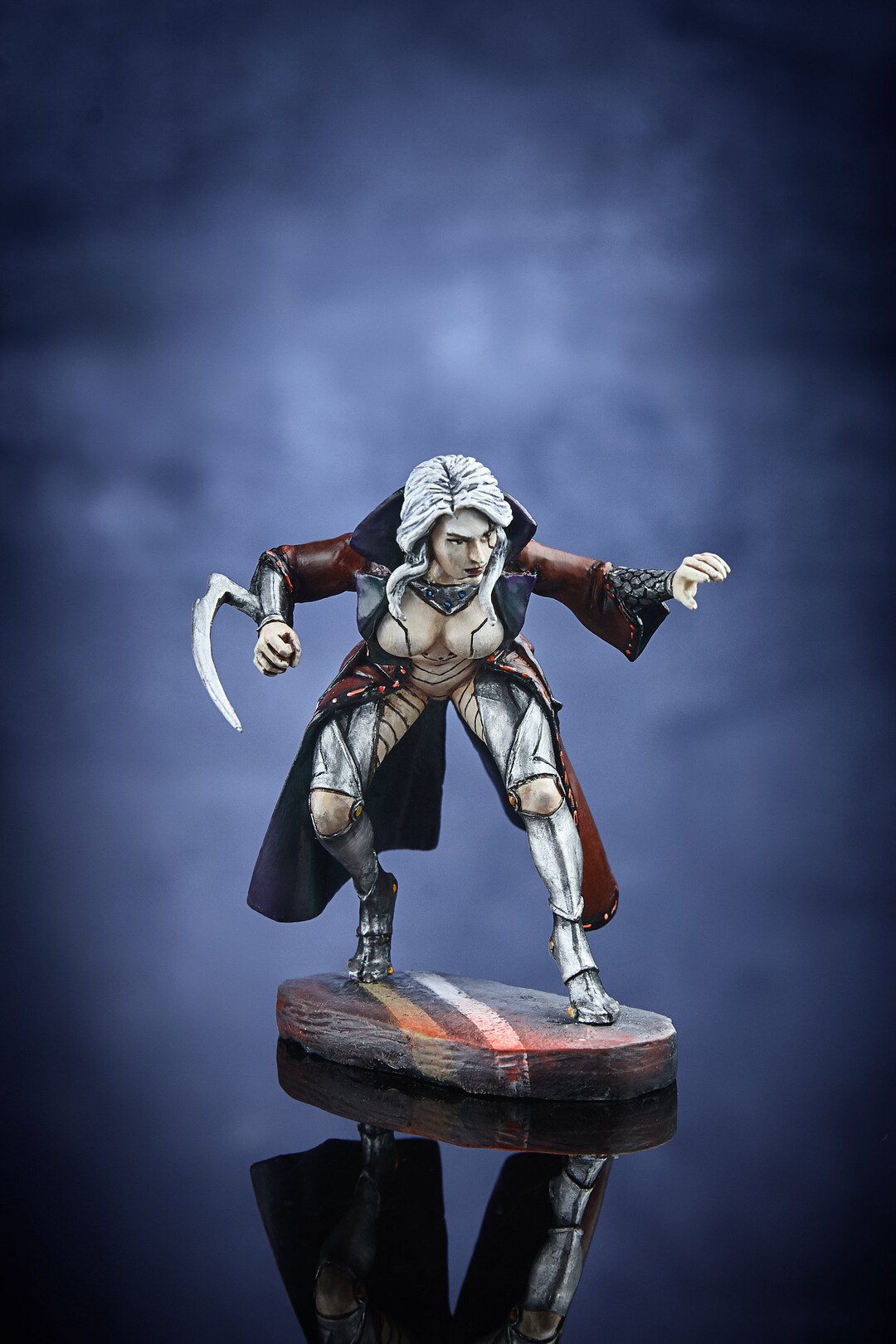 Tabletop Miniature Cyber Assassin Unpainted Model Kit 80mm - Etsy