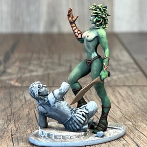 Tabletop Miniature Gorgon. toy soldiers. fantasy toy