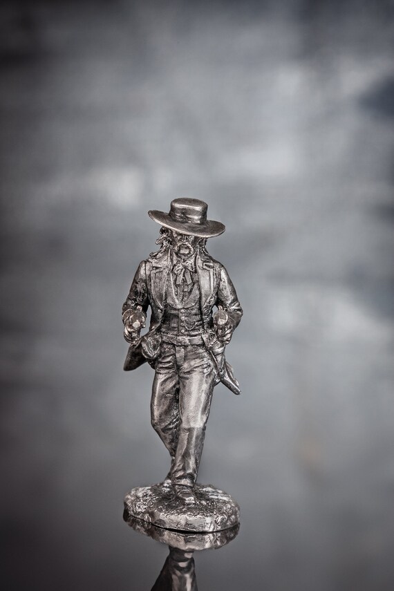 Wild West Painted Tin Toy Soldier Miniature Pre SaleArt Wild Bill Hickok 