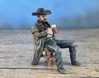 toy soldiers 54mm Marshall from Long Branch saloon. Gunsmoke