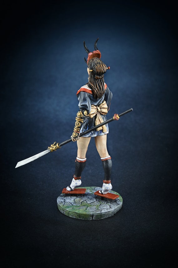 1/24 75MM Original RPG Girl Figure Female Soldier Model Resin Garage Kit 