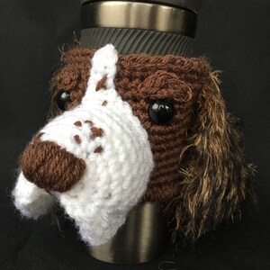 Springer spaniel mug cozy, Coffee Mug Warmer, Mug Sweater, Coffee Sleeve, Tea Cozy, , for mum, Christmas present, gift for her, for him image 7