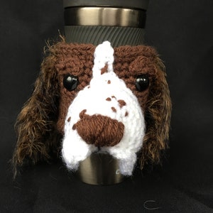 Springer spaniel mug cozy, Coffee Mug Warmer, Mug Sweater, Coffee Sleeve, Tea Cozy, , for mum, Christmas present, gift for her, for him image 5