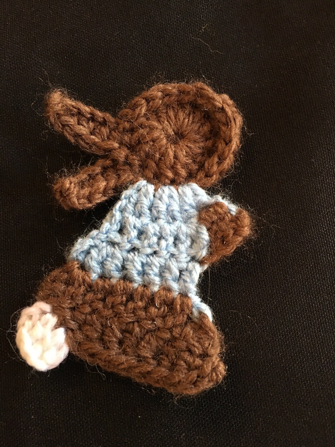 Rabbit Applique Inspired by Peter Rabbit Theme Crochet Etsy