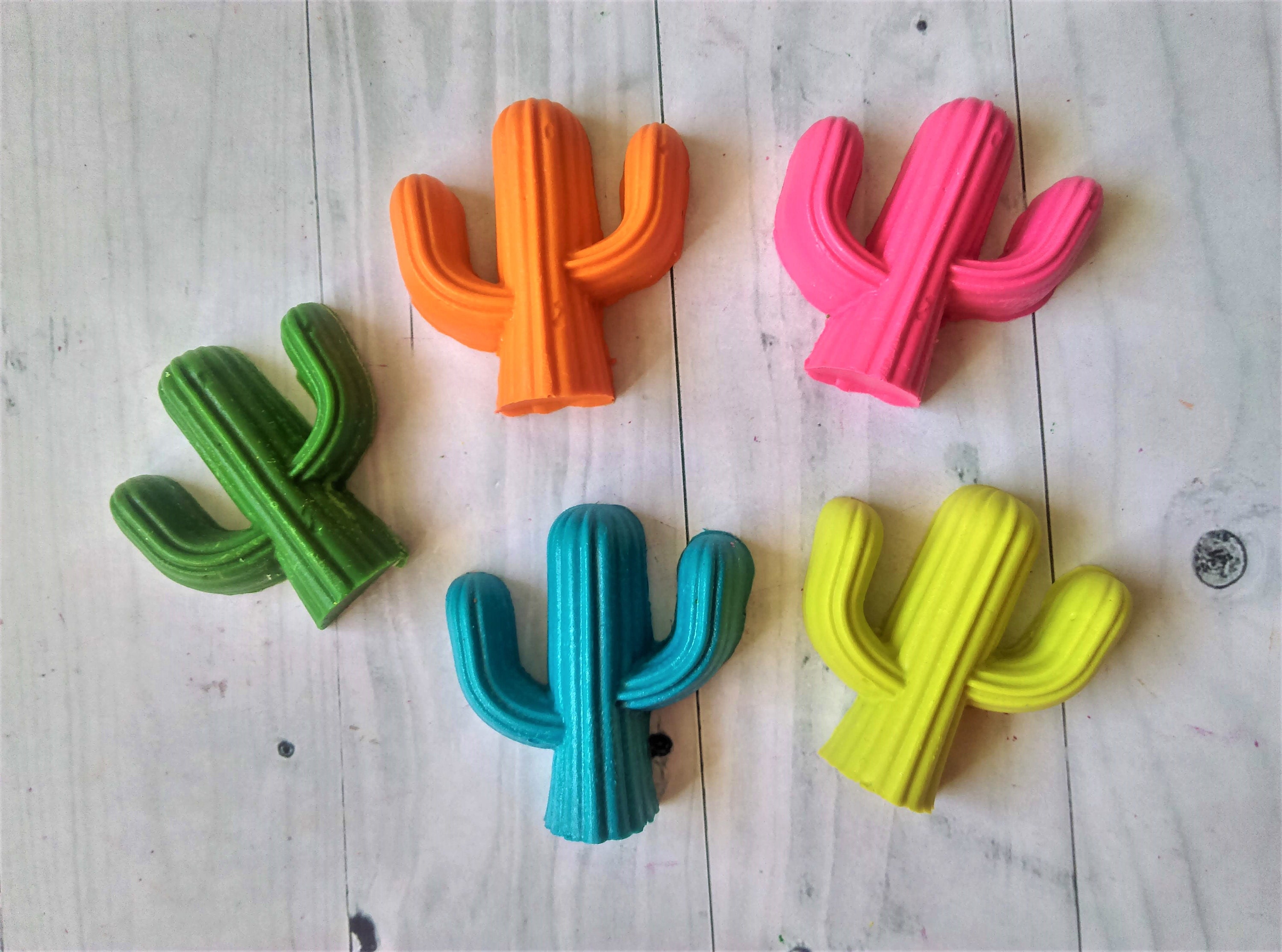 Cacti Crayon Shapes Rainbow Cactus Tropical Themed Crayon - Etsy UK