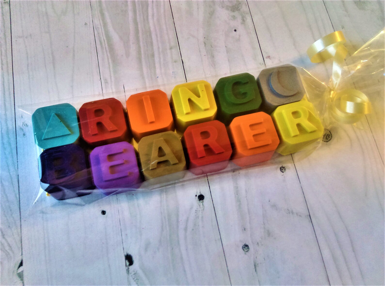 Ring Bearer Wedding Gift Ring Bearer Crayon Ring Bearer Etsy