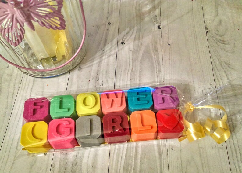 Flower Girl Crayon Flower Girl Gift Children Wedding Etsy UK