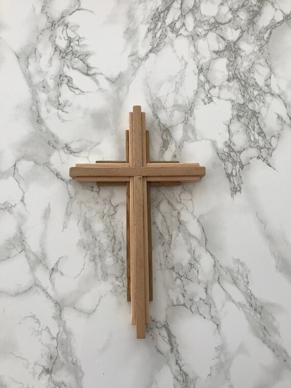 Handmade Wooden Cross Wall Decoration Etsy