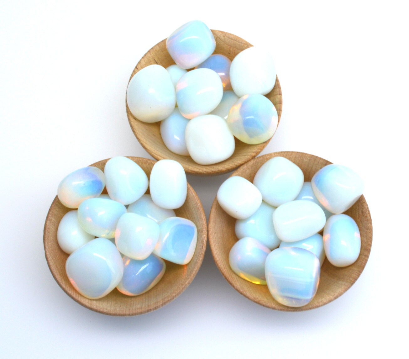 Opalite tumblestone crystal one small piece, opalite pocket stone