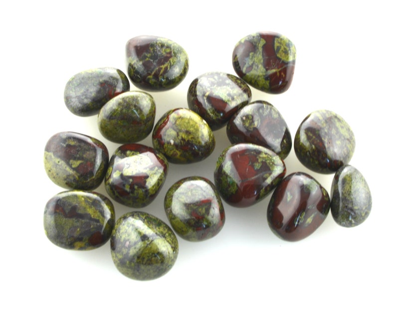 one piece tumbled jasper Dragon blood jasper mini to small dragon stone tumblestone