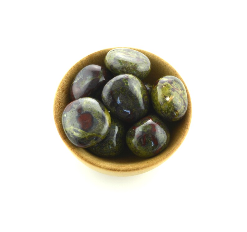 one piece tumbled jasper Dragon blood jasper mini to small dragon stone tumblestone