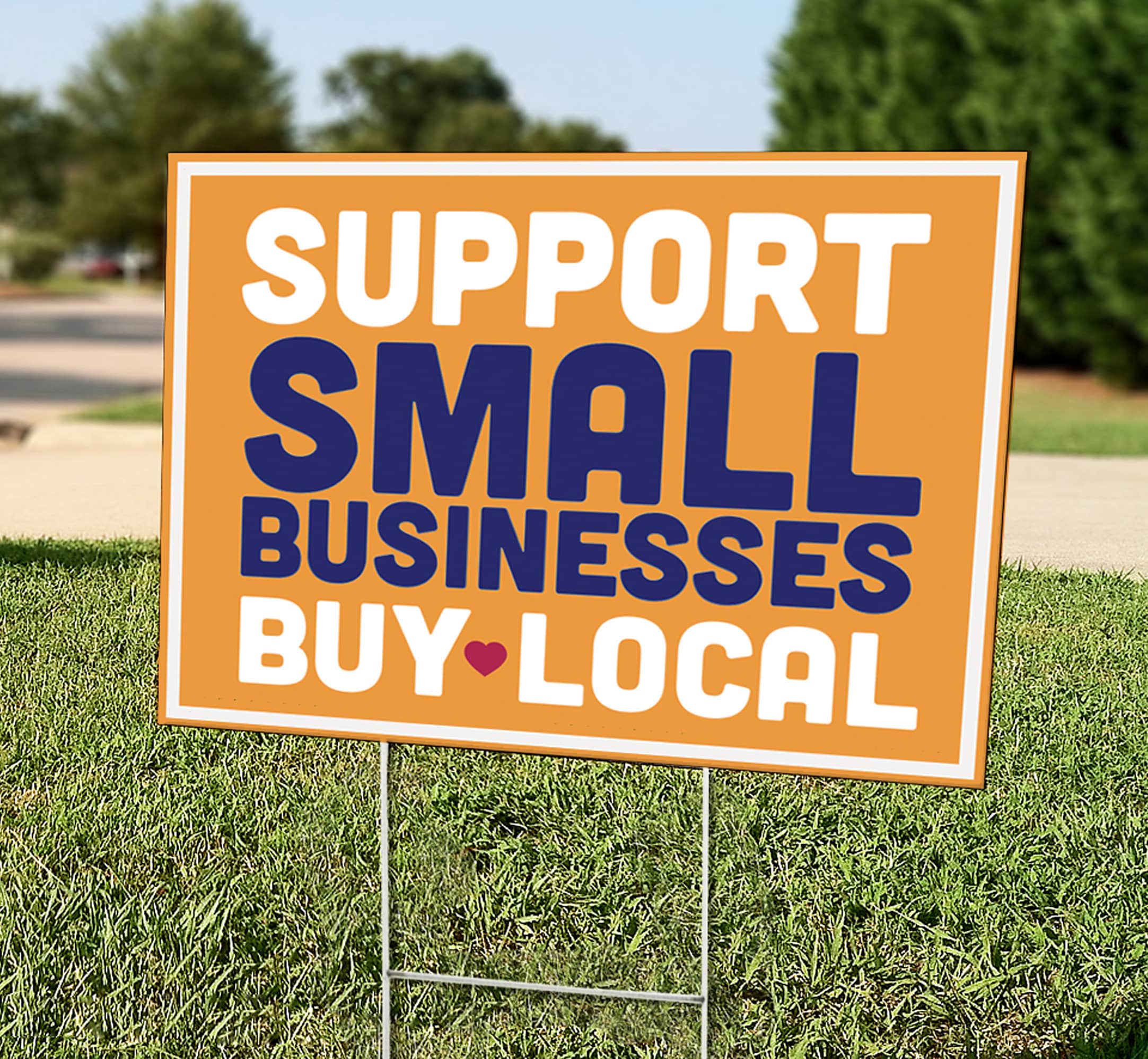 YARD CARDS Support Small Businesses Lawn Sign Includes Etsy