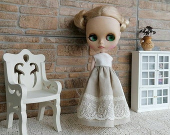16 scale OOAK Wardrobe for Blythe Pullip Barbie Vintage Furniture