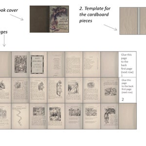 DIY Miniature Printable PDF 1/12 Instant Download, Alice's Adventures ...