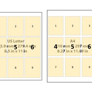 May include: A diagram comparing the dimensions of US Letter and A4 paper sizes. The US Letter size is 8.5 inches by 11 inches, or 215.9 mm by 279.4 mm. The A4 size is 8.27 inches by 11.69 inches, or 210 mm by 297 mm.
