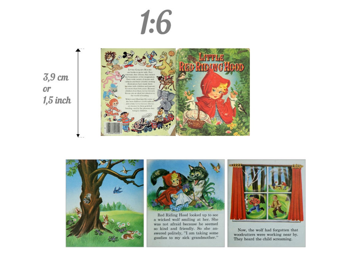 DIY Miniature Book PDF Instant Download Little Red Riding - Etsy