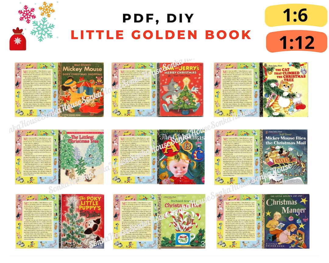 PDF Instant Download Christmas 9 Covers Book and Xmas Pattern Little ...