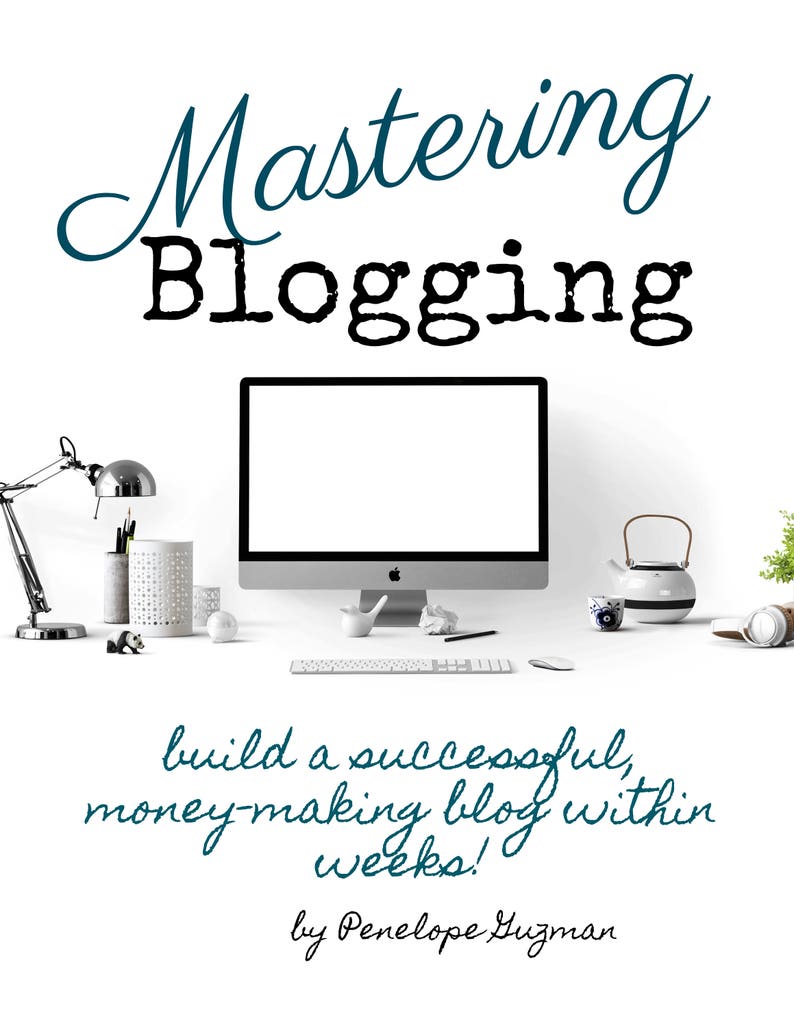 Mastering Blogging Six Weeks To Making Money With Your Blog Ebook Pdf - 