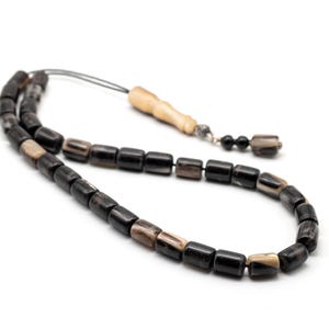 kompoloi horn worry beads tesbih silver