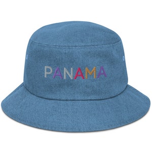 Panama Denim Bucket Hat