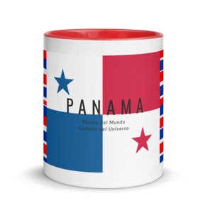 Panama Puente del Mundo Corazón del Universo Coffe Tea Mug, Panama Mug, Panama Coffe Mug, Panama Souvenir, Panama Gifts, Panamanian Coffee,