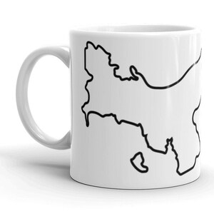 Mapa De Panamá Coffee Mug, Panama, Panama Souvenirs, Panama Coffee Mug, Panamanian Cups, Panama Gifts, Panamanian Coffee