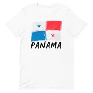 Panama Flag  Unisex T-Shirt, Panama T-Shirt, Panama Shirt, Bandera Panameña, Panama Gift, Bandera de Panamá