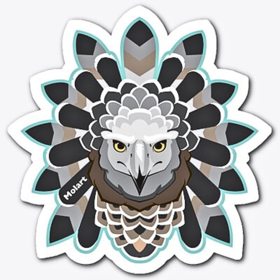 Panama Harpy Eagle Sticker: National Bird Decal