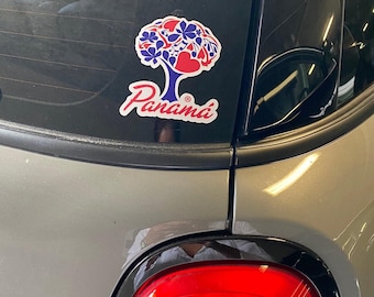 Love & Passion for Panama Car Sticker
