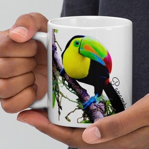 Panama Tucan Coffee Mug, Panama, Panamanian Fauna, Panama Souvenirs, Panamá, Birds of Panamá