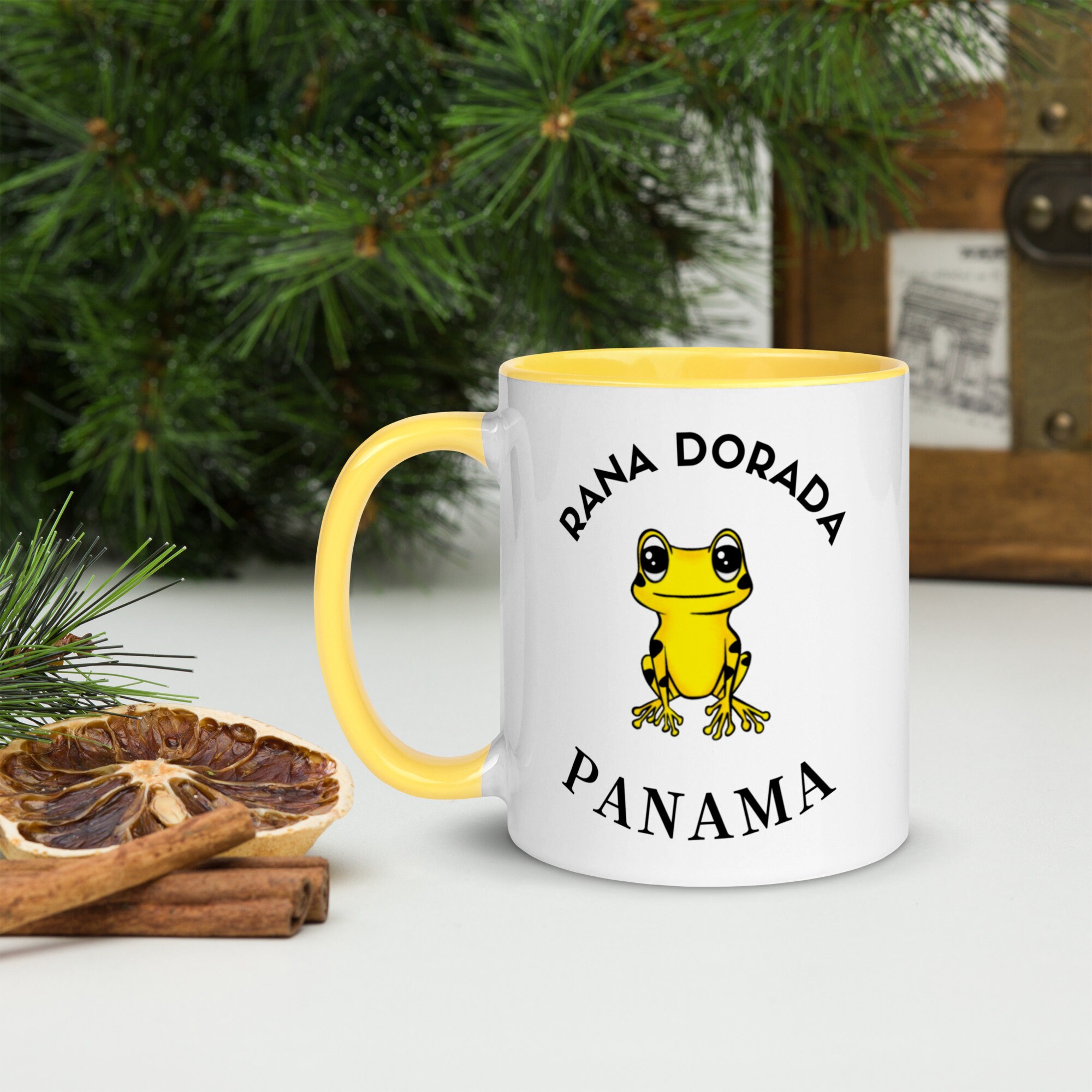 Rana Dorada Panama Coffee Mug: Golden Frog Souvenir - Etsy