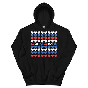 Panama Tricolor Hoodie, Panama Hoodie, Panamanian Souvenirs, Panama Gifts, Panama Souvenirs, I love Panama, Panama, Panamanian Love, PTY