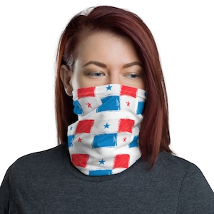 Panama Neck Gaiter, I love Panama, Panama, Panama Flag, Panamanian Neck Gaiter, Panama Gifts, Panama Souvenirs, Panama Love