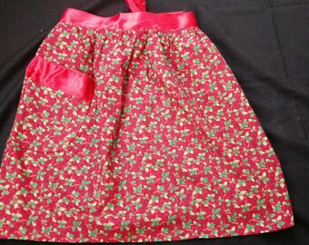 Vintage Christmas Apron Dress