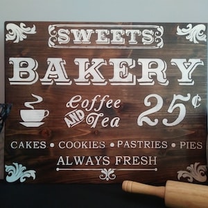 Vintage Style Bakery Sign