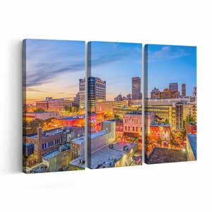Memphis Skyline Canvas print || Memphis Skyline Wall Art || Memphis Skyline Poster || Memphis Skyline home decor || Memphis Skyline Print