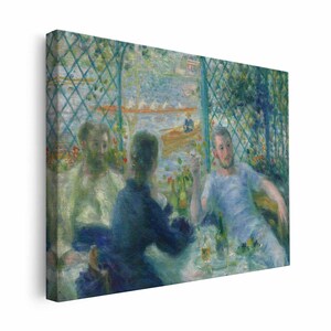 Lunch at the Restaurant Fournaise  Pierre-Auguste Renoir Wall Art || Lunch at the Restaurant Fournaise  Canvas Print ||Multiple Sizes Wrappe