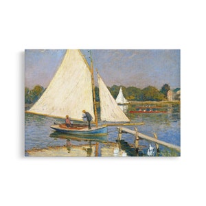 Les Canotiers à Argenteuil Claude Monet Canvas Print Les - Etsy