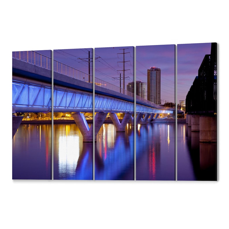 Tempe Skyline Wall Art Tempe Canvas Print Arizona Multiple Etsy