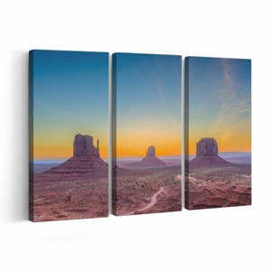 Monument Valley Skyline Canvas print || Monument Valley Skyline Wall Art || Monument Valley Skyline Poster || Monument Valley Skyline home d
