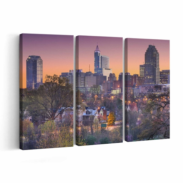 Raleigh Art Canvas Etsy