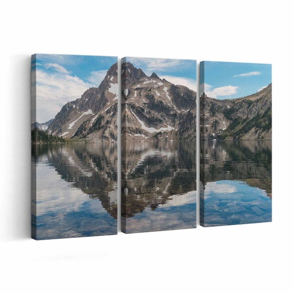 Sawtooth Lake Canvas print || Sawtooth Lake Wall Art || Sawtooth Lake Poster || Sawtooth Lake home decor || Sawtooth Lake Print