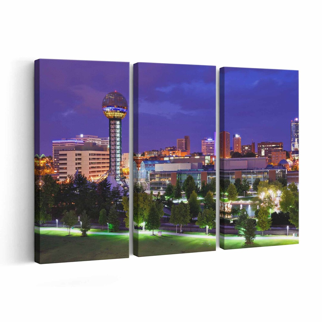 Knoxville Skyline Canvas Print Knoxville Skyline Wall Art Knoxville