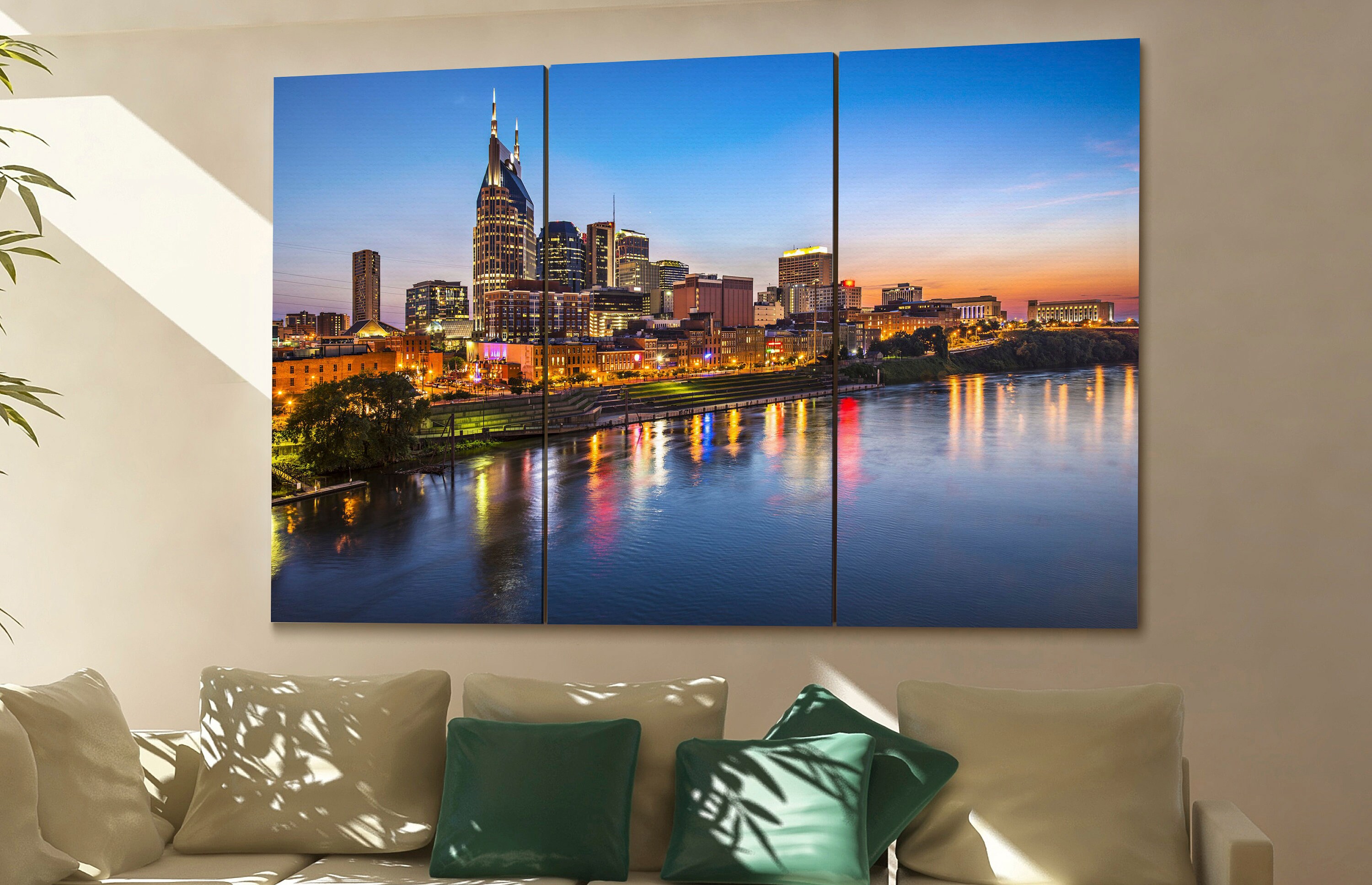 Nashville skyline Nashville wall art Nashville city Nashville art