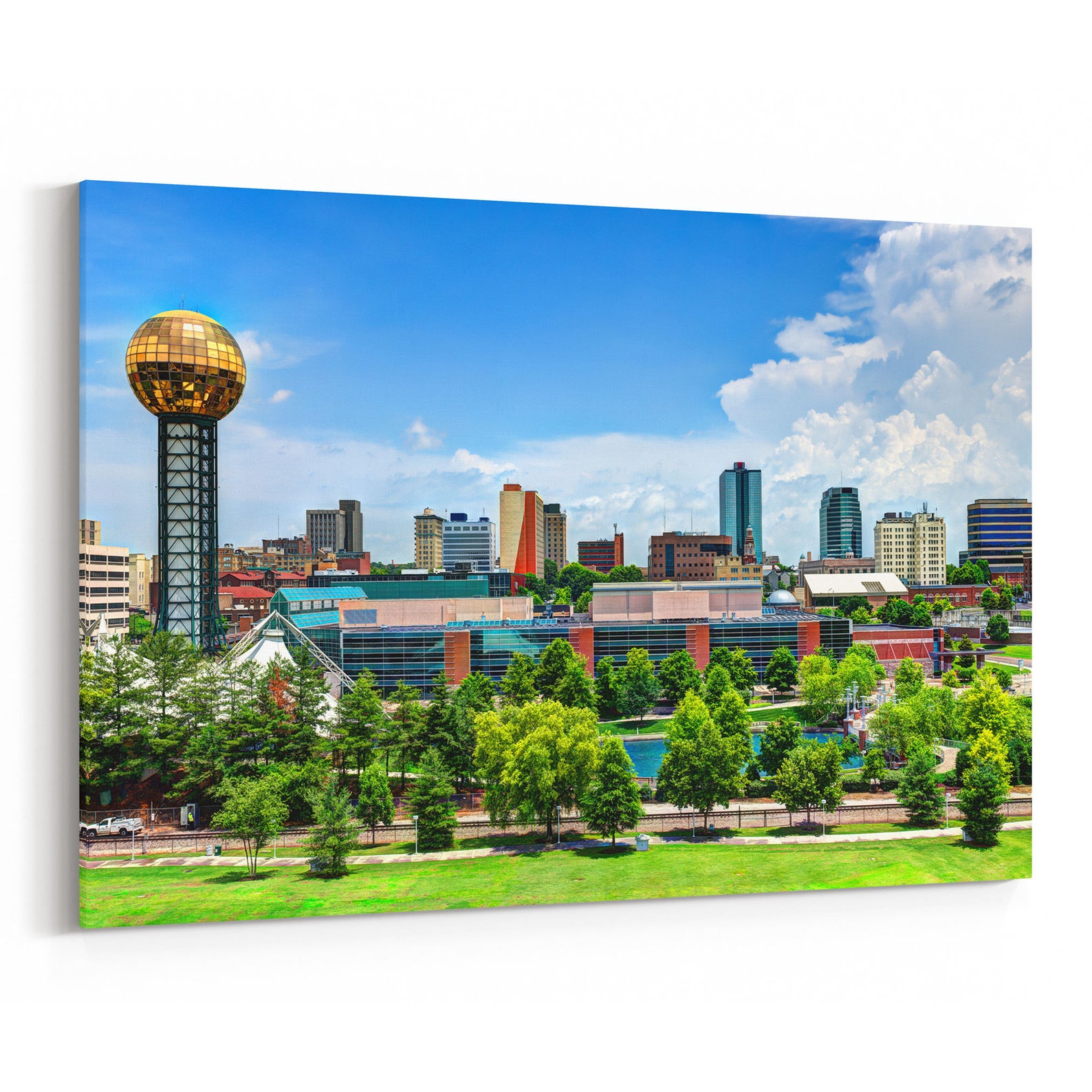 Knoxville Skyline Wall Art Canvas Knoxville Canvas Print Etsy