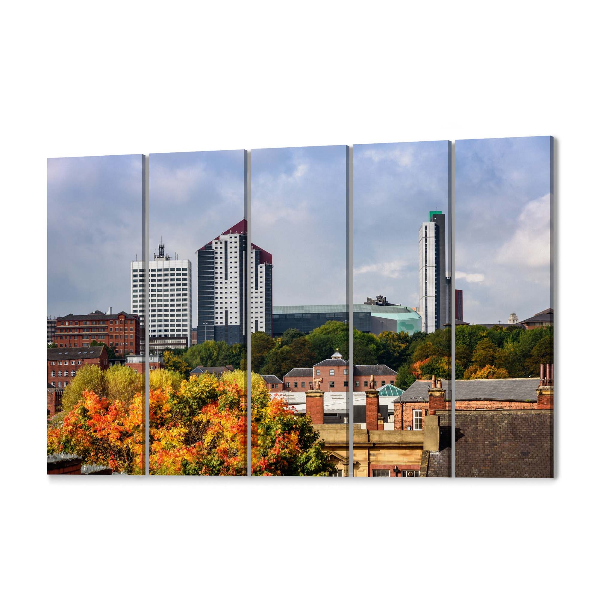 Leeds Skyline Wall Art Leeds Canvas Print Multiple Sizes Etsy